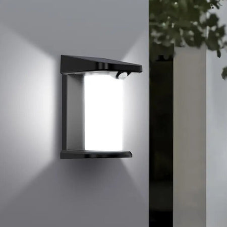 Applique Parete Led Luce 3000k 6500k Pannello Solare Sensore Movimento Yh0619-pir