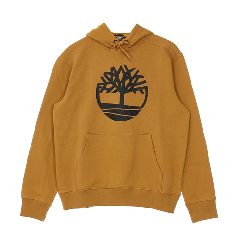 TIMBERLAND Felpa Cappuccio Uomo Core Logo Po Hoodie Bb Wheat Boot/black da uomo