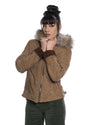 Naomi Montone - Giacca Donna Miele in vero Montone