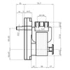 Motoriduttore Kenta K9115002 stufe a pellet 14702087