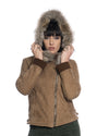 Naomi Montone - Giacca Donna Miele in vero Montone