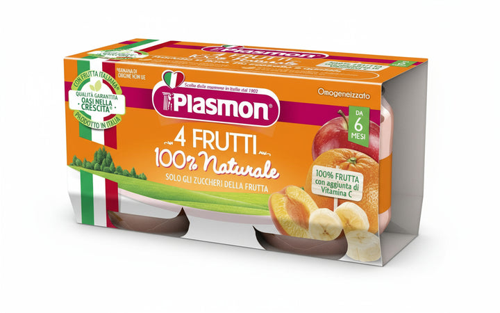 Plasmon Omogeneizzato 4 FRUTTI 2x80g