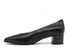 ELLEN Scarpa da donna in nappa nera e bordeaux con inserti argentati