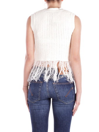 WEEKEND MAX MARA Top Bianco da donna