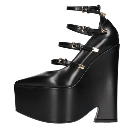 Versace Scarpe con Tacco Nero da donna