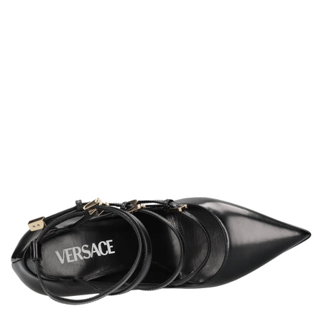 Versace Scarpe con Tacco Nero da donna