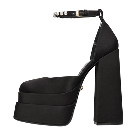 Versace Scarpe con Tacco Nero da donna