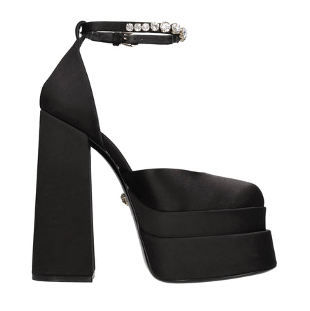 Versace Scarpe con Tacco Nero da donna