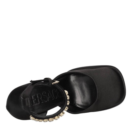 Versace Scarpe con Tacco Nero da donna