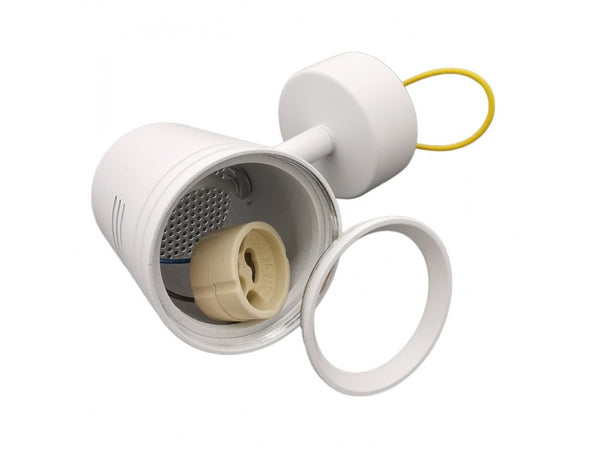 Porta Faretto Proiettore Orientabile Da Soffitto Parete A Cilindro Gu10 P28-gu10