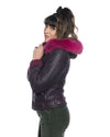 Naomi Montone - Giacca Donna Fucsia in vero Montone