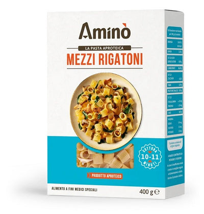 Amino mezzi rigatoni aproteici