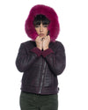 Naomi Montone - Giacca Donna Fucsia in vero Montone