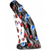 Dildo maxi nero All Black Fisting 29 cm