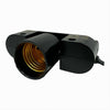 Portalampada Per Binario Monofase Connettore Lampadine E27 Adattatore Pista-e27
