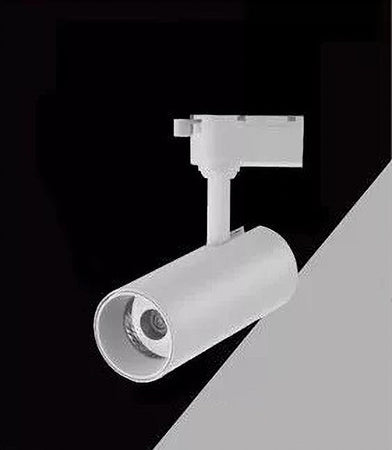 Lampada Faretto Led Per Binario Monofase 30w Luce Cct Ip20 Bianco Nero Sl-30w-3c