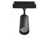 Faretto Led 14w Nero Magnetico Per Binario Monofase 48v Luce 3000k 4000k Cob-14w