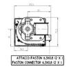 Ventola tangenziale FERGAS 4B06106 stufe a pellet 14706053