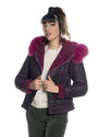 Naomi Montone - Giacca Donna Fucsia in vero Montone