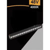 Faretto Barra Led 18w Magnetico Per Binario Monofase 48v Luce 4000k 3000k Fr-18w