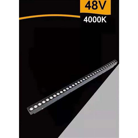 Faretto Barra Led 24w Magnetico Per Binario Monofase 48v Luce 3000k 4000k Fr-24w