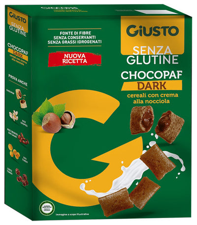 Giusto s/g chocopaf dark 250g