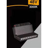 Faretto Led 10 W Magnetico Rettangolare Per Binario 48v Luce 3000k 4000k Fr-r160