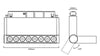 Faretto Led 10 W Magnetico Rettangolare Per Binario 48v Luce 3000k 4000k Fr-r160