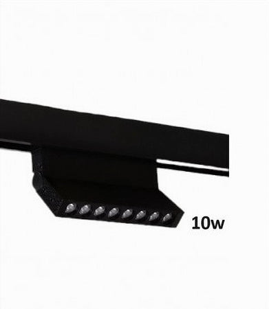 Faretto Led 10 W Magnetico Rettangolare Per Binario 48v Luce 3000k 4000k Fr-r160