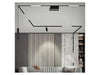 Faretto Led 24 W Magnetico Rettangolare Per Binario 48v Luce 3000k 4000k Fr-r300