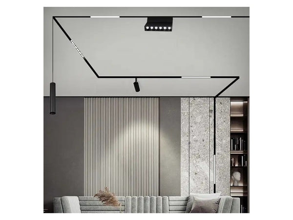 Faretto Led 24 W Magnetico Rettangolare Per Binario 48v Luce 3000k 4000k Fr-r300