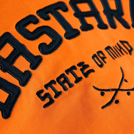 5TATE OF MIND Felpa Leggera Cappuccio Uomo 5om X Bastard Orange da uomo