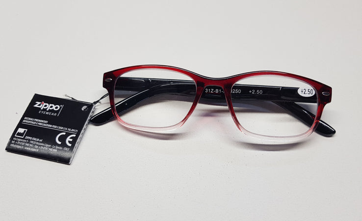 Zippo occhiali +2.50 da lettura con astuccio