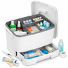 Scatola Porta Medicinali Trucco Abs con Cassetto Organizer Multiuso 33x23x23 cm
