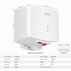 Asciugamani Elettrico Automatico 1400W Aria Calda e Fredda a Parete Bagno