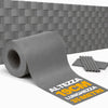 Telo Frangivista in Pvc 19cm x 35mt Oscurante Anti UV per Balcone Giardino Terrazzo Grigio