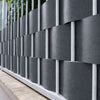 Telo Frangivista in Pvc 19cm x 35mt Oscurante Anti UV per Balcone Giardino Terrazzo Grigio