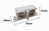 Connettore Tipo I Dritto Giunto Per Binario Trifase Colore Bianco Nero Gf068-d