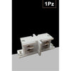Connettore Tipo I Dritto Giunto Per Binario Trifase Colore Bianco Nero Gf068-d