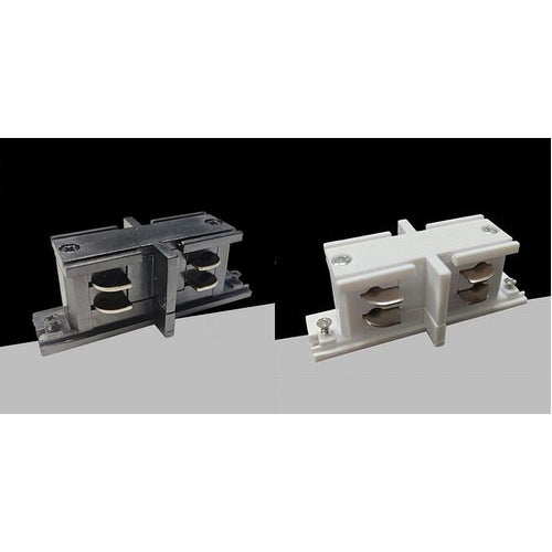 Connettore Tipo I Dritto Giunto Per Binario Trifase Colore Bianco Nero Gf068-d