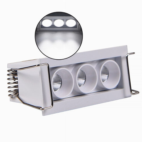 Faretto Led Rettangolare Da Incasso 6watt Luce 3000k 6000k 4000k Moderno Xtd-3-b