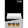 Faretto Led Rettangolare Da Incasso Bianco 11w Luce Calda Naturale Fredda Xtd-6-b