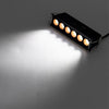 Faretto Led Rettangolare Incasso 11w Luce 6000k 4000k 3000k Moderno Nero Xtd-6-n