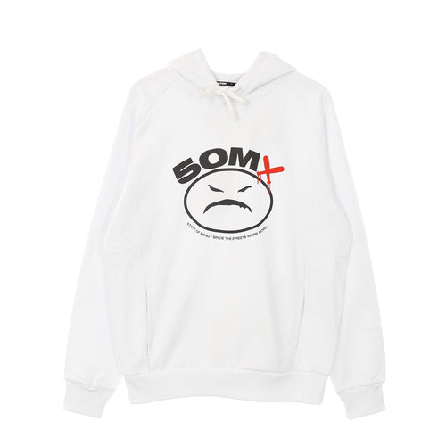 5TATE OF MIND Felpa Leggera Cappuccio Uomo Onyx White da uomo