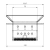 Assieme cestello braciere per stufe a pellet 14809003