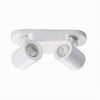 Applique 2 Diffusori Orientabile Soffitto Parete Lampada Gu10 Bianco Nero Th8802
