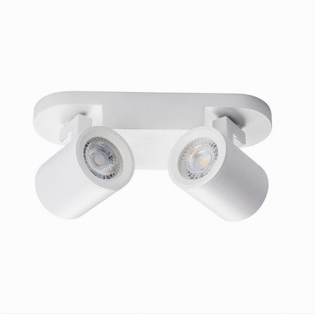 Applique 2 Diffusori Orientabile Soffitto Parete Lampada Gu10 Bianco Nero Th8802