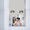 Applique 2 Diffusori Orientabile Soffitto Parete Lampada Gu10 Bianco Nero Th8802