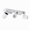 Applique 3 Diffusori Orientabile Soffitto Parete Lampada Gu10 Bianco Nero Th8803