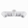 Applique 3 Diffusori Orientabile Soffitto Parete Lampada Gu10 Bianco Nero Th8803